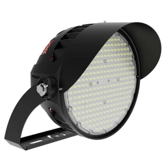 500W LED Stadium Flood Light – 75,000 Lumens – IP67 Waterproof – 5000K Cool White – Outdoor Arena, Soccer, Football, Baseball Field Lighting – 100-277V, UL cUL DLC Listed - Lumens Depot