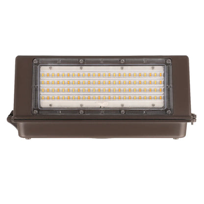 High-Performance Full Cut-Off LED Wall Pack - 120/100/80W - Built-in Photocell - Durable PC Lens- No DC12V - Lumens Depot