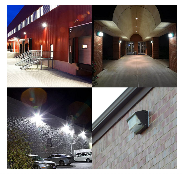 150W LED Wall Pack Light with Dusk-to-Dawn Photocell, 19,500LM, 5000K Daylight, AC100-277V, 900W HPS/HID Equivalent, Waterproof Commercial Security Light for Warehouses & Garages, ETL Listed - Lumens Depot