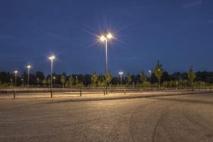 LED Area Light - 240W/260W/280W/310W Selectable Wattage - 4000K Daylight - Max. 46,500lm - DLC 5.1 Premium - Lumens Depot